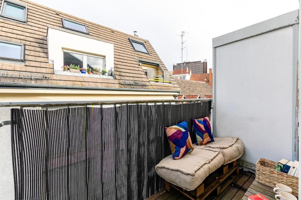 Studio Strasbourg/Gare +Balcon Kültér fotó